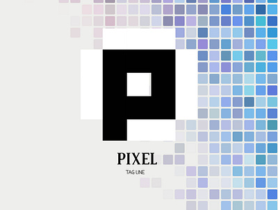 Pixel Logo - AZfahim azfahim company logo letter logo logo p logo pixel shape logo square log vector