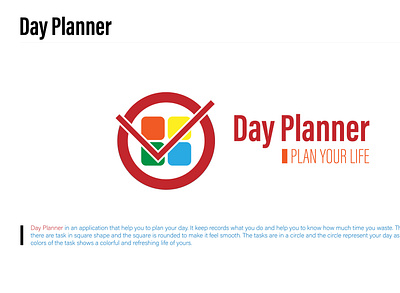 Day Planner logo app logo daily planner graphic design logo logo design planning logo