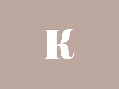 K h identity k letter logo mark monogram