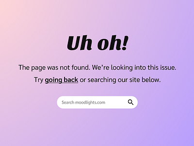 Design Challenge - 404/File Not Found page