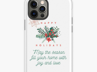 happy holidays. iPhone Case & Cover.