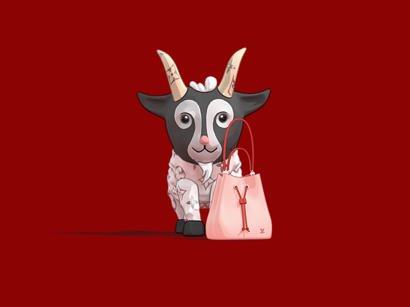 LV CNY 2020 Watchfaces - Rabbit, Pig, Goat and Snake by Mattias Peresini  for Point Flottant on Dribbble