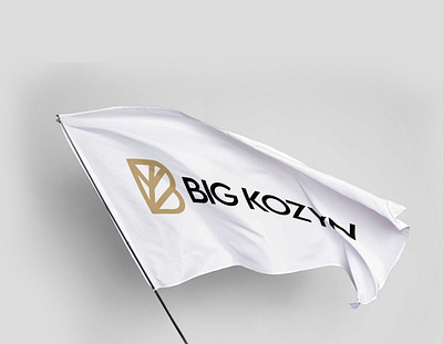 Big Kozyn branding graphic design illustration logo typography брендбук дизайн лого логотип маркетинг мокап реклама флаг