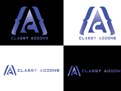 "Classy Addons" Brand Logo branding design graphic design logo minimal photoshop psd