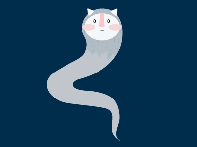 Furry Ghost character ghost graphic illustration monster