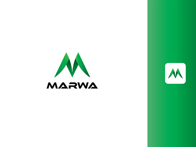 MARWA LOGO 3d animation branding design graphic design illustration logo motion graphics ui vector
