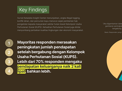 Key Findings section, for Katadata Insight Center microsite design editorial design information architecture minimal news typography ui ux