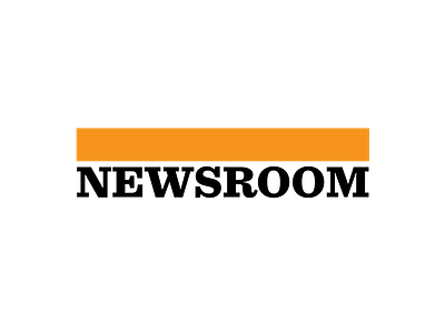 Newsroom Logo branding editorial design logo typography