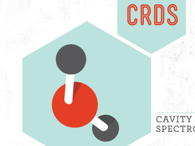 CRDS Logo Concept cavity ring down spectroscopy crds csu logo science