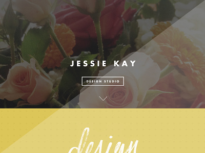 New Site branding design parallax typography web website