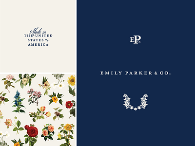 Emily Parker & Co. Branding charming classic designer elegant fashion feminine graceful ornate soft