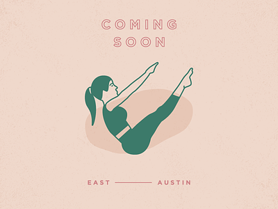 Fitness Brand - Coming Soon austin brand branding east austin fitness icon logo pilates studio typography
