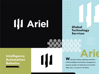 Ariel Logo - Option 1 brand elements branding developer portal exploration fintech logo typography