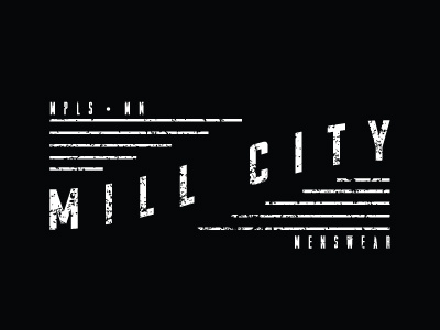 Mill City Men branding identity logo