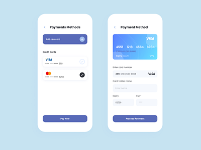 Credit Card Checkout | DailyUI 02 by Gerardo Valenzuela on Dribbble