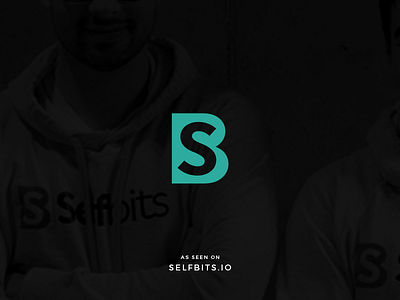 Selfbits clean design lettermark logo modern simple