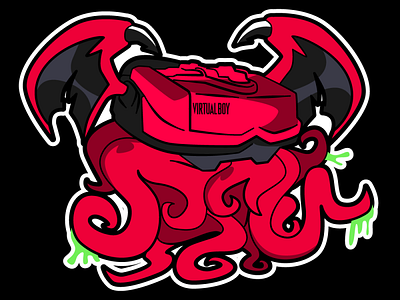 Virtual Boy design digital art famicom fanart illustration japan nintendo vector videogame