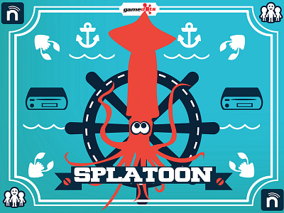 SPLATOON desing illustration nintendo splatoon videogame