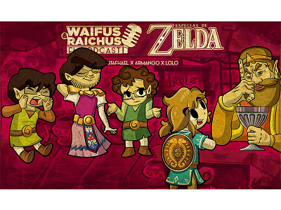 Especial de Zelda Waifus & Raichus 2 illustration nintendo zelda