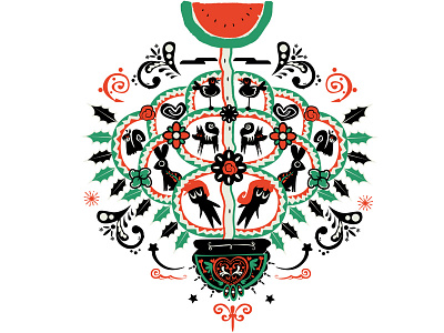 Árbol de la vida arbol arbol de la vida desing illustration ilustracion mexican tree tree of life treeoflife