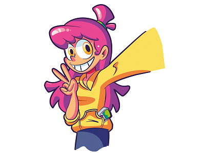 Chica para selfie fanart gameboy girl illustration nintendo selfie