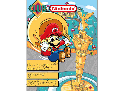 Club Nintendo México clubnintendo fanart mexico nintendo retro supermario