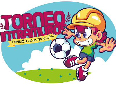 Torneo Intramuros futbol illustration soccer