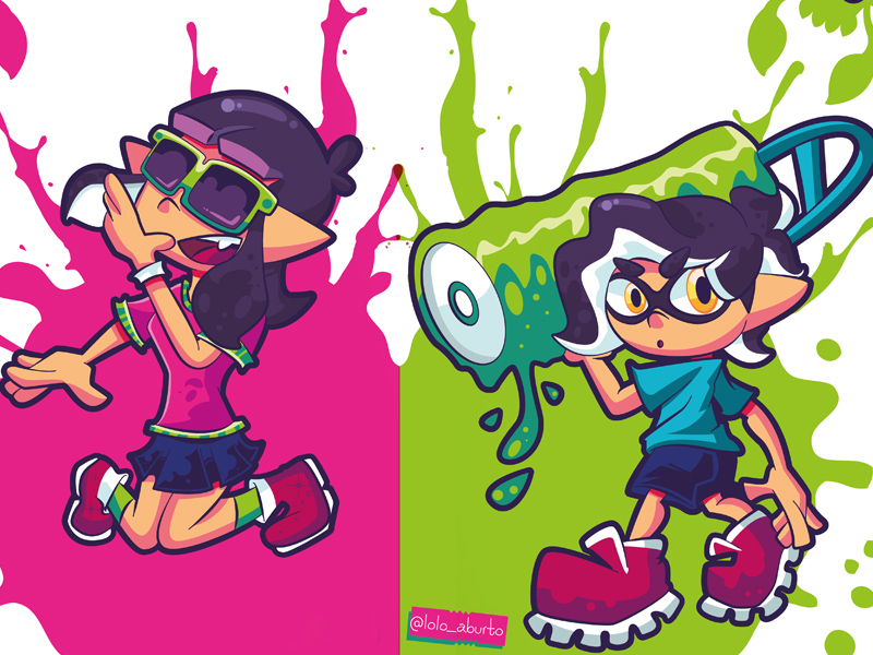 splatoon 2 logo drawings