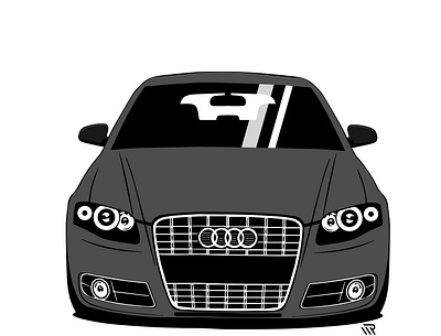Audi S4 illustration adobe illustrator artofday artwork cars carslovers design graphic design illustration vector vector art