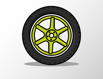 Wheel Design adobe illustrator artofday carslovers design graphic design illustration vector