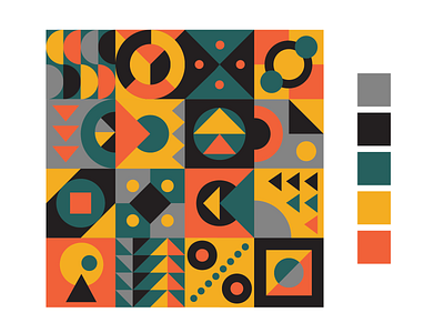 NEO GEO vol.1 abstraction ai cirles colour palette design geometry graphic design illustration neo geo pantone colours triangles ui vector