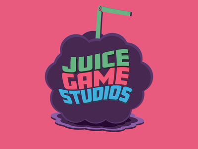 Juice Game Studios branding design game design gaming illustration logo vector