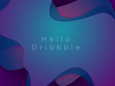 Alex Cox Dribbble Debut Nebula Form design illustration vector