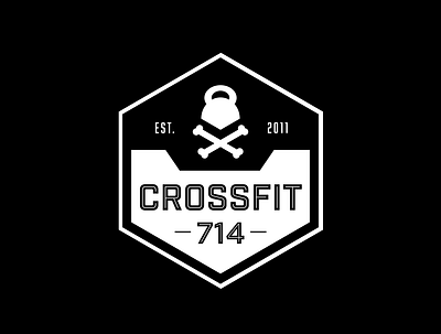 CrossFit Gym Badge badge badge logo branding crossfit design illustration logo vector