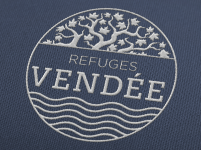 Refuges Vendee 3 design logo