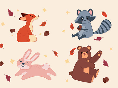 Autumn animals