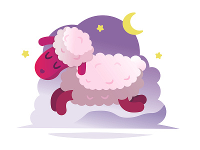 Sheep adobe illustrator graphic design illustration vector