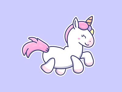 cute animated unicorns