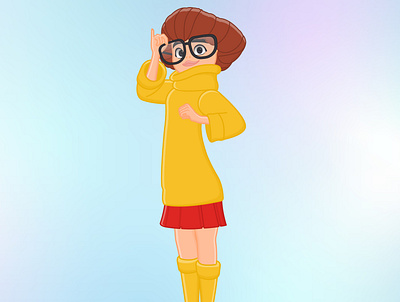 Velma Dinkley / Scooby-Doo adobe illustrator design graphic design illustration logo vector