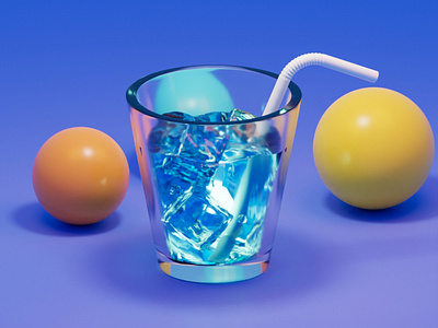 Glass 3d 3dart 3dblender blender