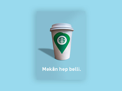 Starbucks Kahve Bardağı Reklamı ads brand branding coffee design idea kahve place reklam starbucks