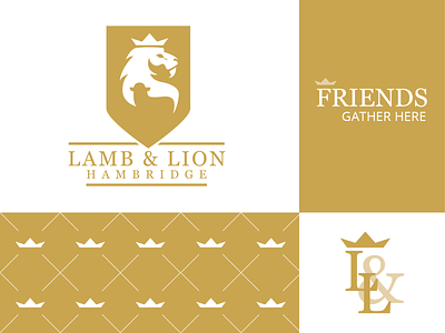Style Board branding debut debut shot hello dribbble identity design lamb lion logo logo design mood pub style