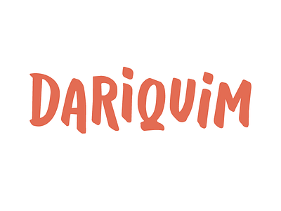 Dariquim Lettering branding handlettering lettering logo type vector