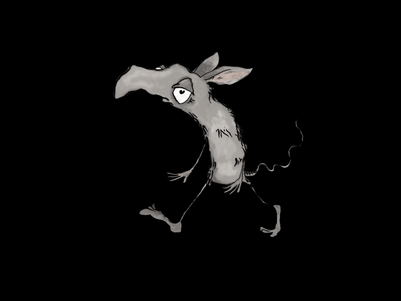 Swizzle rat animation gif illustration