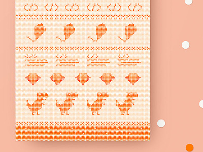Christmas Card cards christmas code gifts holidays illustration illustrator knit pattern sketch sweater vector