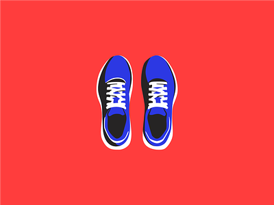 Put on your running shoes auth0 blog editorial health illustration illustrator running shoes sports spot illustration ui ui illustration vectors