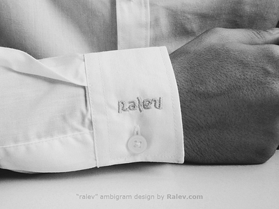 Ralev Corporate Ambigram ambigram clever corporate logo logotype minimal ralev