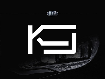 Kia K9 Logo Design auto brand car desing k9 kia logo design logotype mark minimal modern ralev white