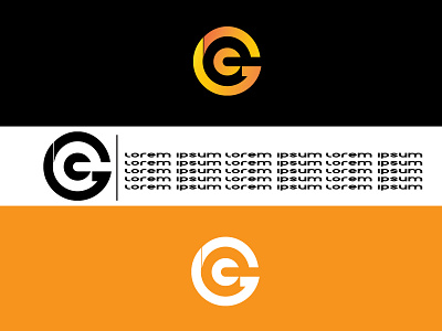 C G C icon branding logo design