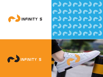 infinity (S) branding logo design